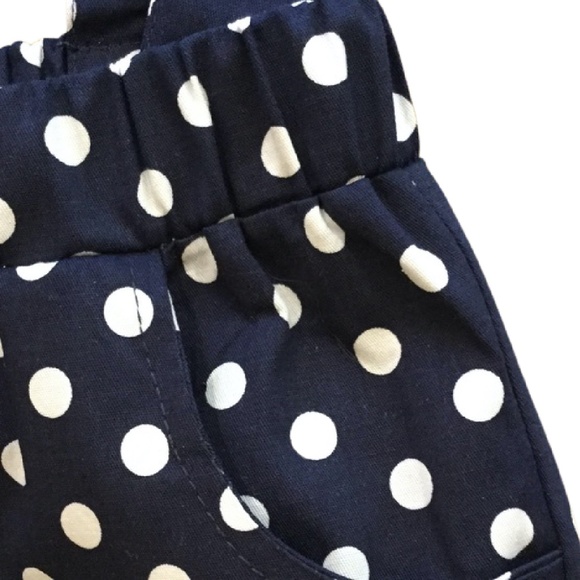 Polka Dots Overall Shorts -  2 Pcs - Set Size 3T - Picture 3 of 7
